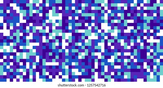 Color Halftone Pattern. Abstract Multicolor Texture with Squares for Print, Banner, Card, Web and Mobile Applications. Trendy Tech Halftone
