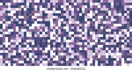 Color Halftone Pattern. Abstract Multicolor Texture with Squares for Print, Banner, Card, Web and Mobile Applications. Modern Tech Halftone Pattern with Color Pixels. Vector Texture.