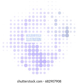 Color halftone spotted flash design element. Vector illustration.