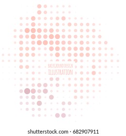 Color halftone spotted flash design element. Vector illustration.
