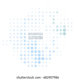 Color halftone spotted flash design element. Vector illustration.