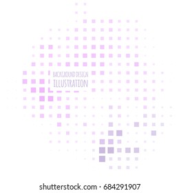 Color halftone spotted flash design element. Vector illustration.