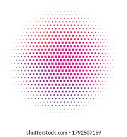 color halftone texture. halftone pattern. abstract background. Vector