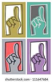 Up color hand
