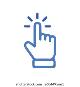 Color Hand Click cursor icons. hand Vector cursor icon, computer mouse click cursor arrow icon collection,pointing icon,Vector Illustration Eps 10