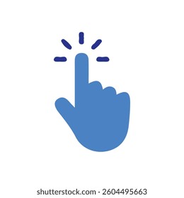 Color Hand Click cursor icons. hand Vector cursor icon, computer mouse click cursor arrow icon collection,pointing icon,Vector Illustration Eps 10