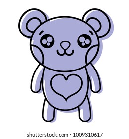color happy bear cute wild animal