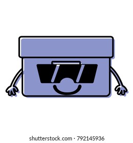 color happy box archive kawaii with sunglasses