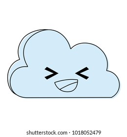 color happy natural cloud weather kawaii