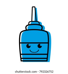 color happy and tender glue object kawaii