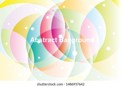 color harmony background. circle style. eps 10.