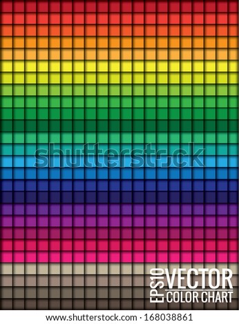 Color harmony, vector