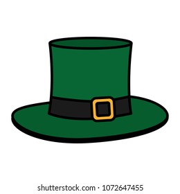 color hat of st patrick to holiday celebration
