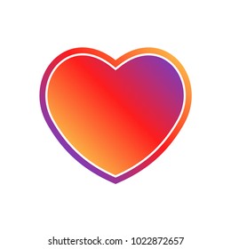Color heart icon