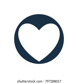 Color heart icon