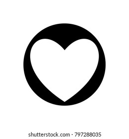 Color heart icon