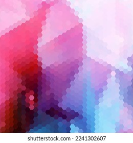 Color hexagon background. Presentation template. Vector background.