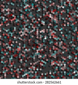 Color hexagon background - Vector design concept