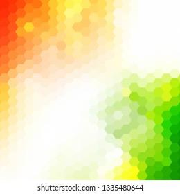 color hexagons. abstract vector background. geometric design. polygonal style