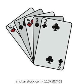 color high hand casino card game