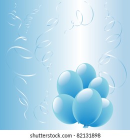 Color holiday balloons background, texture