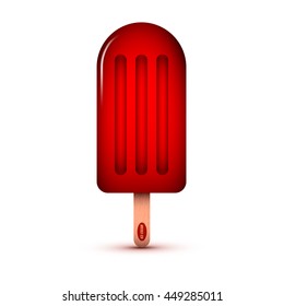 Color ice cream icon. Vector illustration for your design