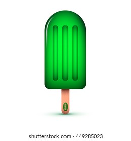 Color ice cream icon. Vector illustration for your design