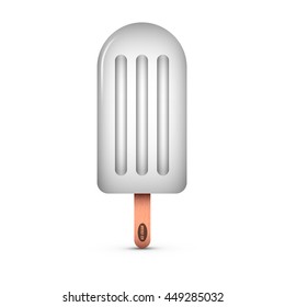 Color ice cream icon. Vector illustration for your design