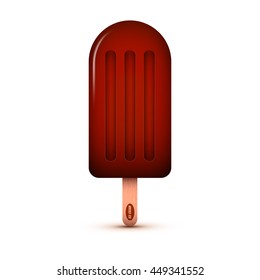 Color ice cream icon. Vector illustration for your design