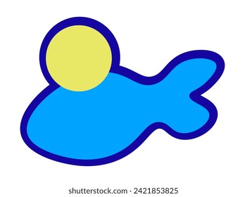 forma abstracta de icono de color en vector. plantilla para el diseño de etiqueta adhesiva de signo de logotipo en estilo plano