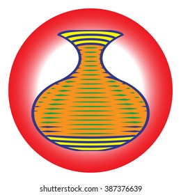 color icon with amphora