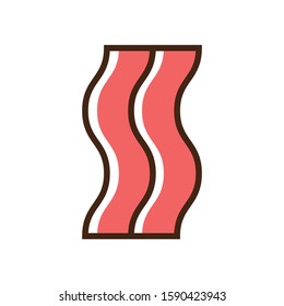 Color icon bacon. With the ability to change the line thickness.