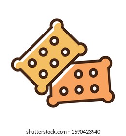 Color icon biscuit. With the ability to change the line thickness.