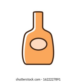 Color icon cognac. Flat vector illustration.