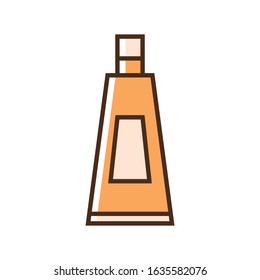 Color icon glue. Flat vector illustration.