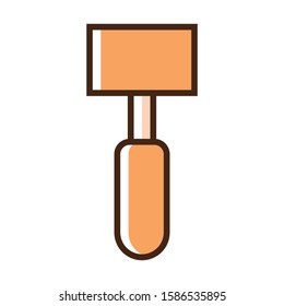 Color icon hammer for chops. With the ability to change the line thickness.