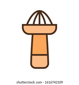 Color icon juicer. Simple vector illustration with ability to change.