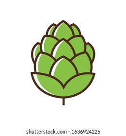 Color icon malt. Flat vector illustration.