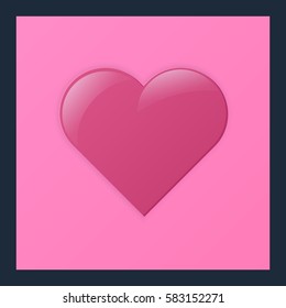 color icon on bright square background. 