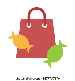 Color icon package with sweets. Simple vector illustration with ability to change.