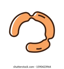 Color icon sausages. With the ability to change the line thickness.