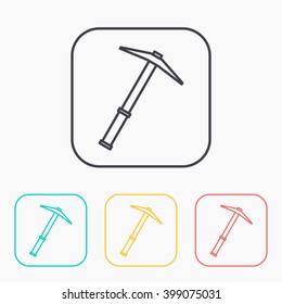 color icon set of pick 