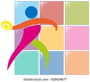 Icono de color para mostrar la ilustración del disco