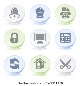 Color icons for internet