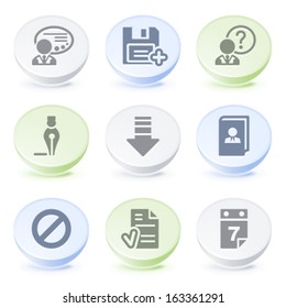 Color icons for internet