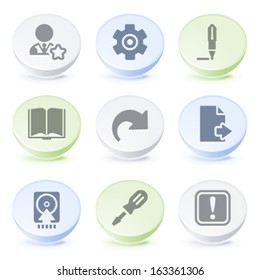 Color icons for internet