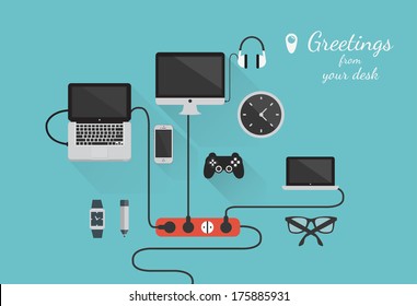 Color icons in minimal style 2