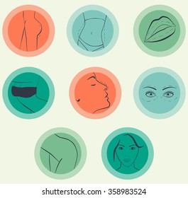 Color Icons For Plastic Surgery