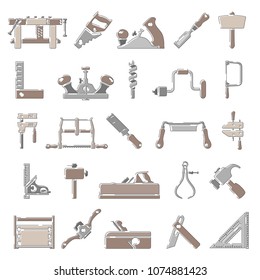 Color Icons - Traditional Woodworking Tools