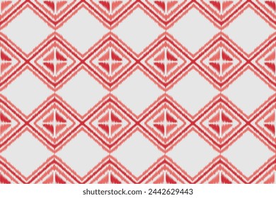 color Ikat seamless pattern background